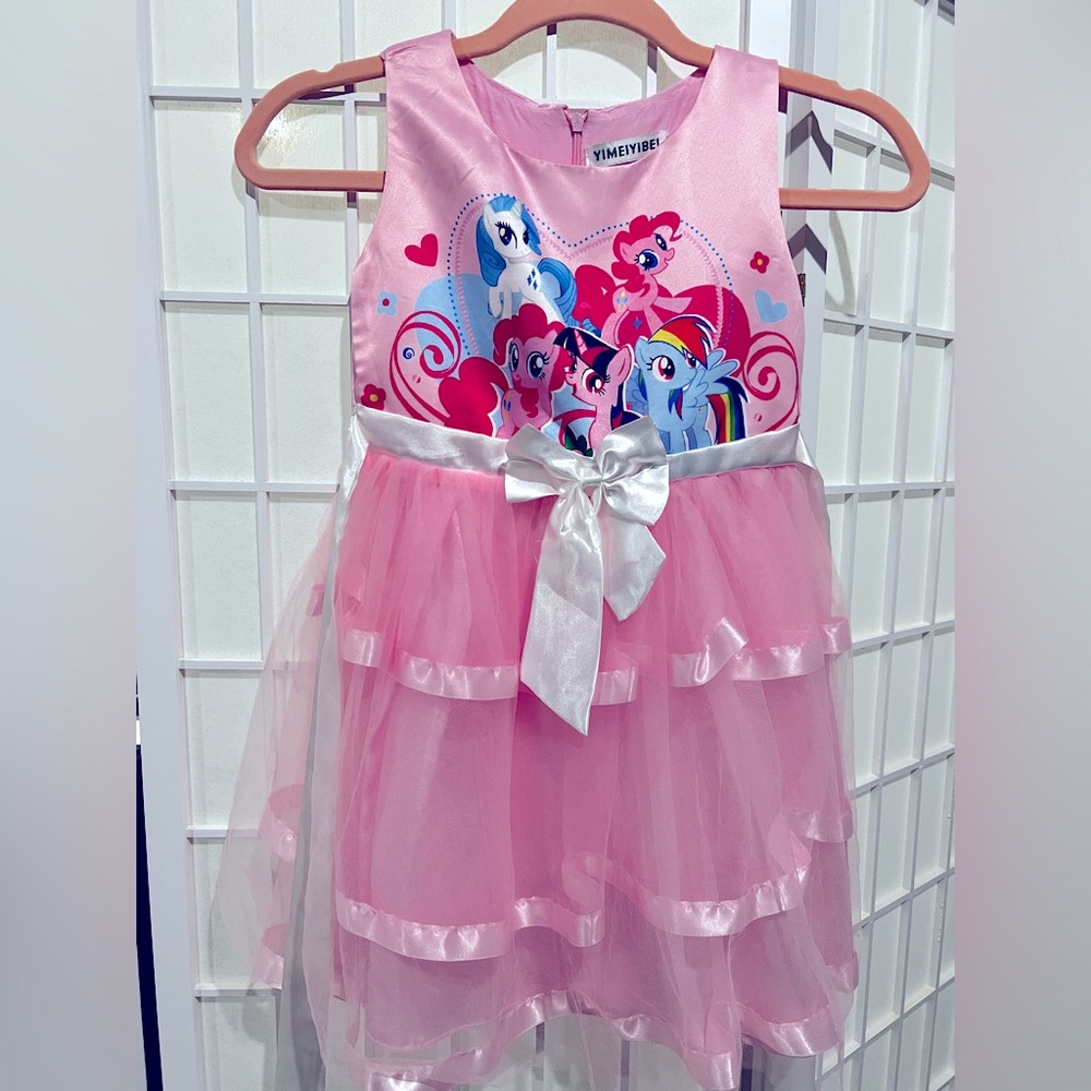 MLP pink girls dress. 5/6